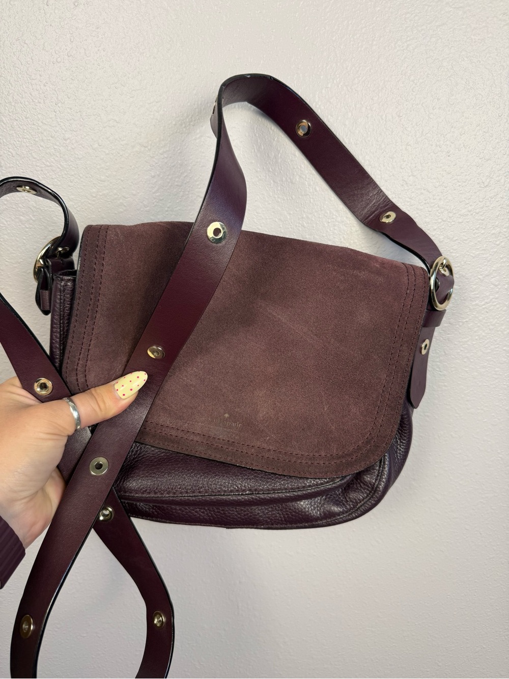 Kate Spade Chantelle Waterton Plum Crossbody